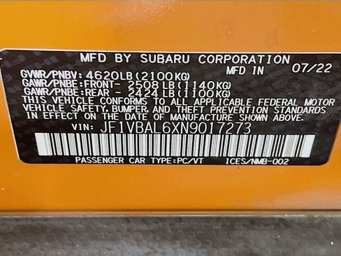 Used 2022 Subaru WRX Limited AWD/4WD image 37