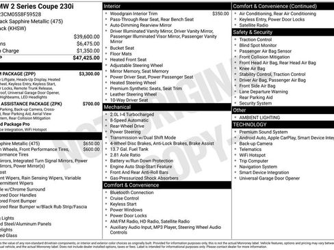 Used 2025 BMW 230i Coupe w/ Premium Package RWD image 6