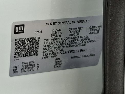 New 2026 Cadillac Escalade ESV Sport image 10