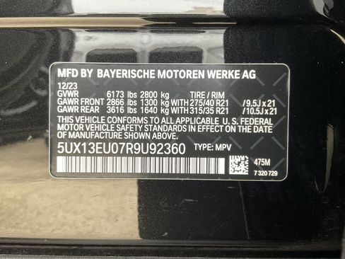 Certified 2024 BMW X5 sDrive40i w/ Premium Package RWD image 39