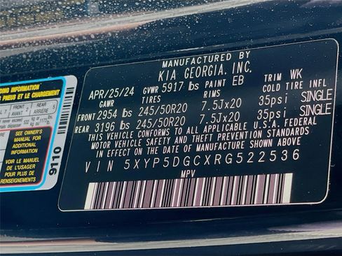 Certified 2024 Kia Telluride SX Prestige X-Line AWD/4WD image 39