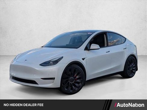 Used 2021 Tesla Model Y Performance AWD/4WD image 1