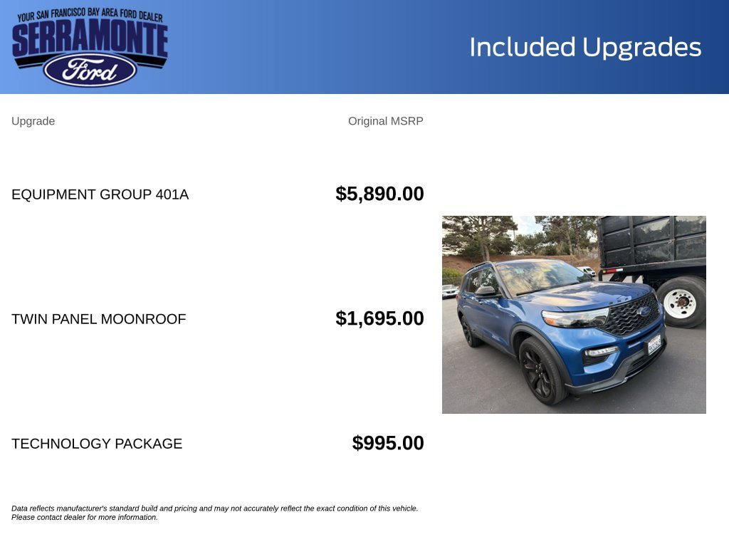 Used 2023 Ford Explorer ST w/ Equipment Group 401A AWD/4WD image 17