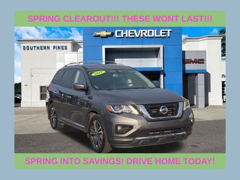Used 2019 Nissan Pathfinder Platinum w/ Cargo Package image 1