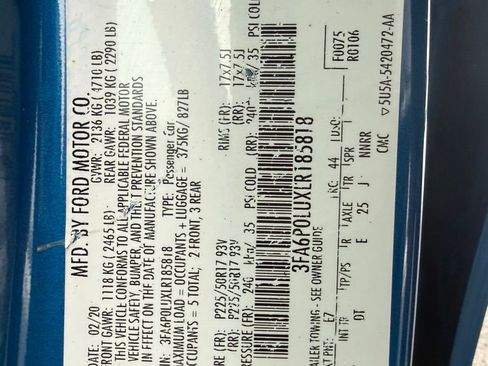 Used 2020 Ford Fusion SE image 26