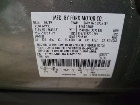 Used 2020 Ford Explorer XLT w/ Equipment Group 202A image 33