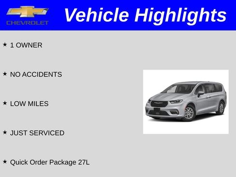 Used 2024 Chrysler Pacifica Touring-L FWD image 2