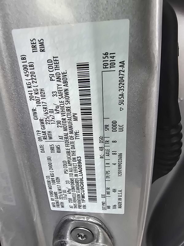 Used 2020 Ford Escape SE AWD/4WD image 20
