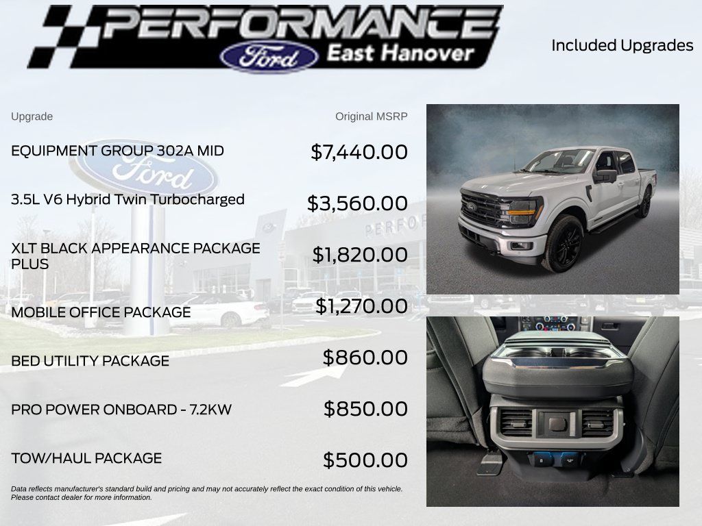 Used 2025 Ford F150 XLT w/ Equipment Group 302A MID AWD/4WD image 5