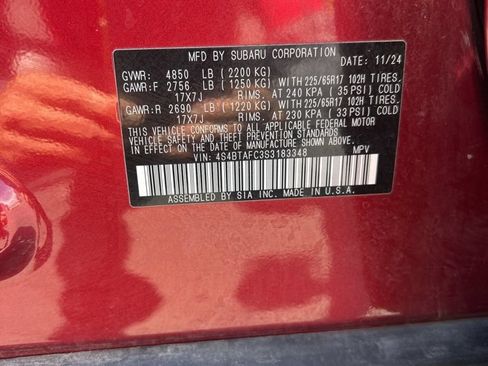 Used 2025 Subaru Outback Premium AWD/4WD image 3