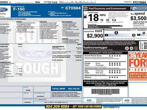 Used 2015 Ford F150 XLT w/ Equipment Group 302A Luxury RWD image 24