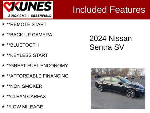 Used 2024 Nissan Sentra SV FWD image 2