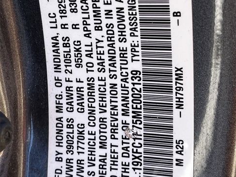 Used 2021 Honda Civic EX-L image 30