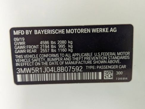 Used 2020 BMW 330i Sedan w/ Convenience Package image 58