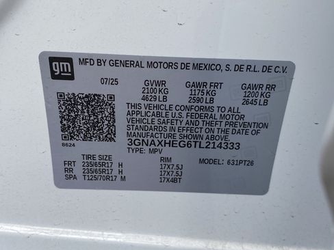Used 2026 Chevrolet Equinox LT w/ Convenience Package II FWD image 32