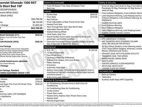 Used 2023 Chevrolet Silverado 1500 RST w/ Z71 Off-Road Package AWD/4WD image 46