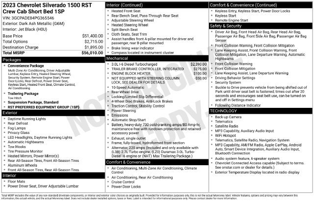 Used 2023 Chevrolet Silverado 1500 RST RWD image 4