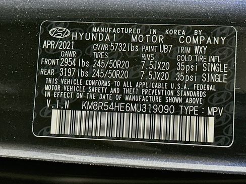 Used 2021 Hyundai Palisade Limited FWD image 12