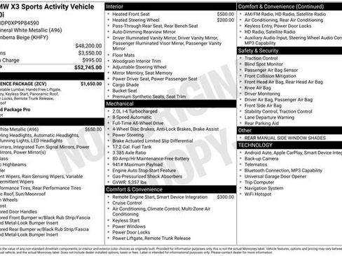 Certified 2023 BMW X3 xDrive30i w/ Convenience Package image 11