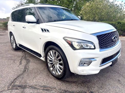 Used 2015 INFINITI QX80 Luxe w/ 22" Wheel Package AWD/4WD image 2
