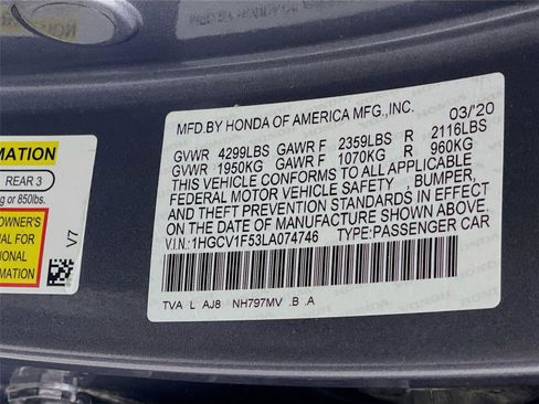 Used 2020 Honda Accord EX-L image 35