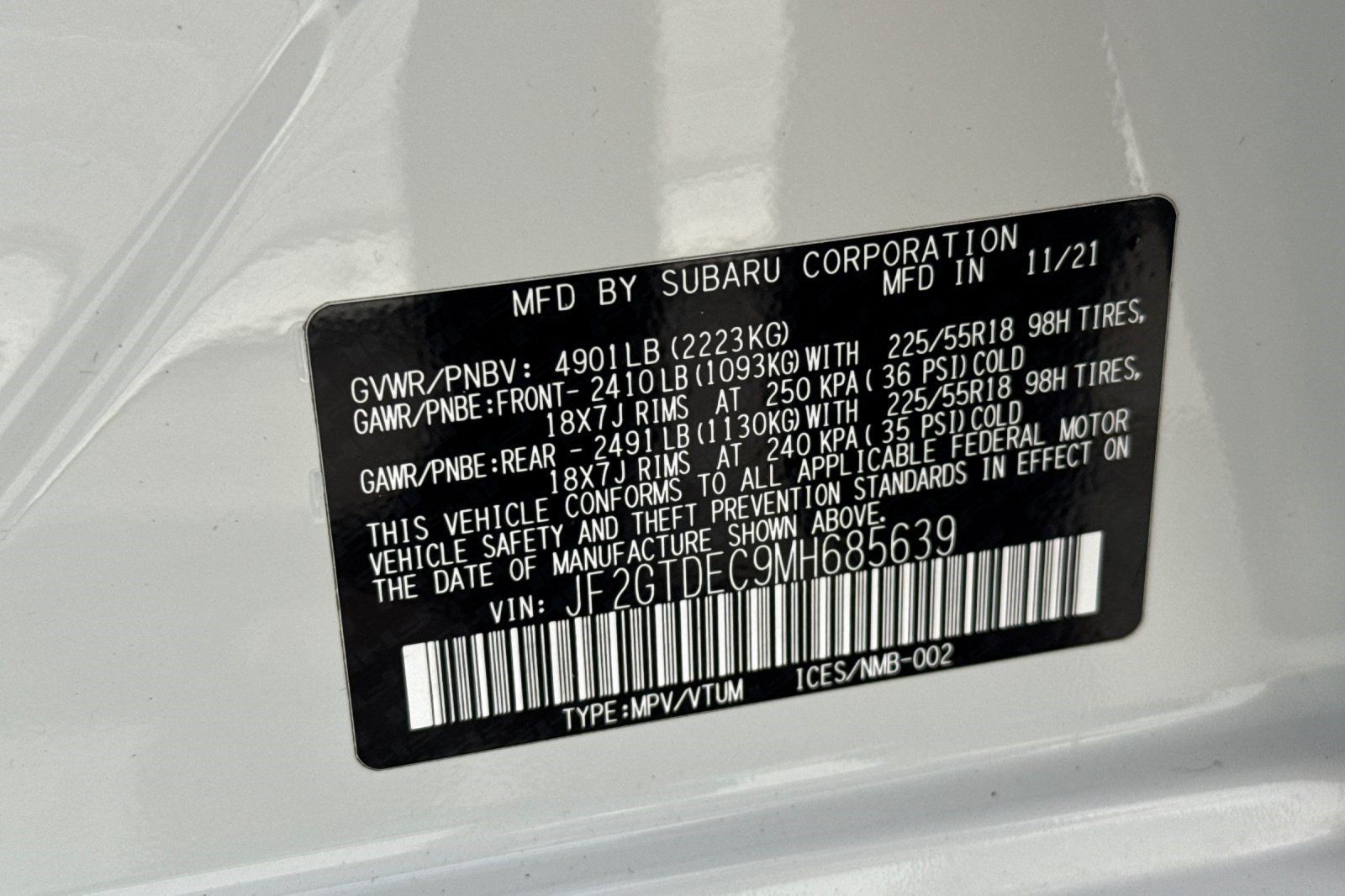 Used 2021 Subaru Crosstrek Hybrid w/ Popular Package #3 AWD/4WD image 25