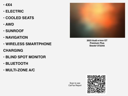 Used 2023 Audi e-tron GT Premium Plus w/ Performance Package image 7