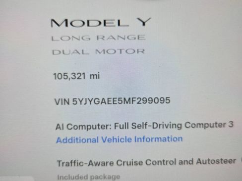 Used 2021 Tesla Model Y Long Range AWD/4WD image 16