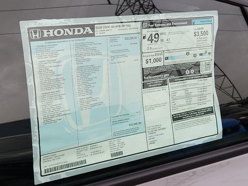 New 2026 Honda Civic Sport Touring image 19