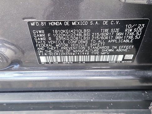 Certified 2024 Honda HR-V LX image 14