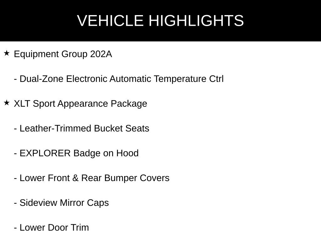 Used 2019 Ford Explorer XLT w/ Equipment Group 202A FWD image 11