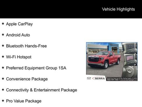 Used 2022 GMC Sierra 1500 Pro w/ Pro Value Package AWD/4WD image 4