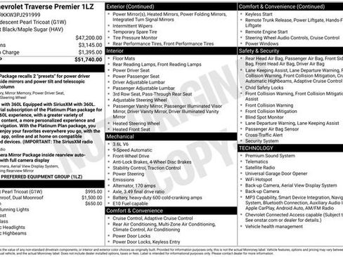 Used 2023 Chevrolet Traverse Premier FWD image 2