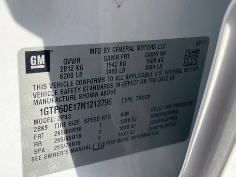 Used 2017 GMC Canyon SLT w/ Driver Alert Package AWD/4WD image 10