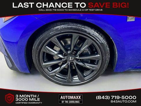 Used 2025 Lexus IS 350 F Sport w/ Accessory Package RWD image 8