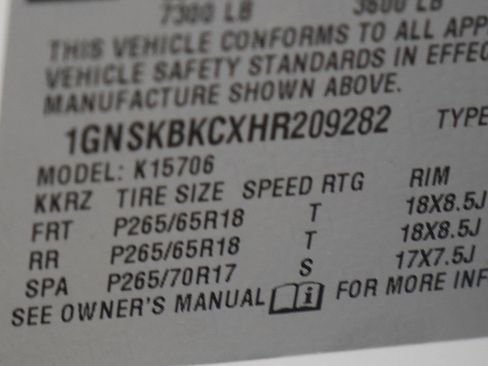 Used 2017 Chevrolet Tahoe LT w/ Max Trailering Package AWD/4WD image 30