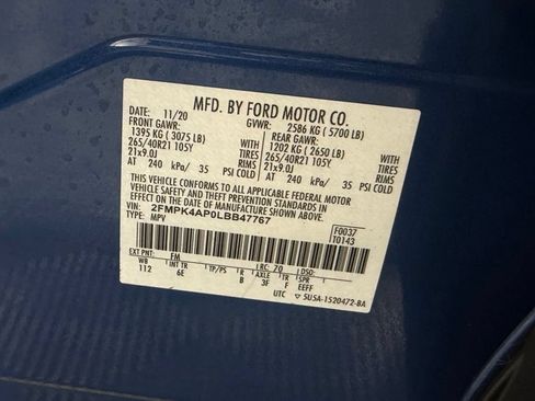 Used 2020 Ford Edge ST w/ Equipment Group 401A AWD/4WD image 36