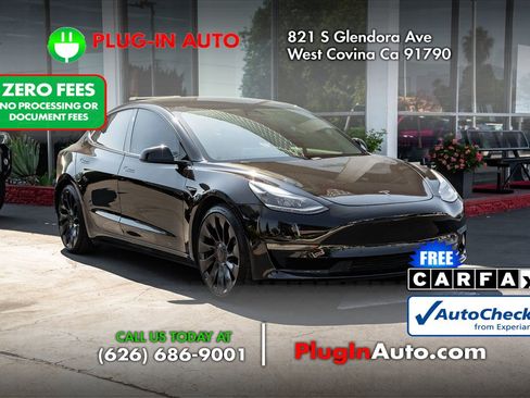 Used 2021 Tesla Model 3 Performance AWD/4WD image 3