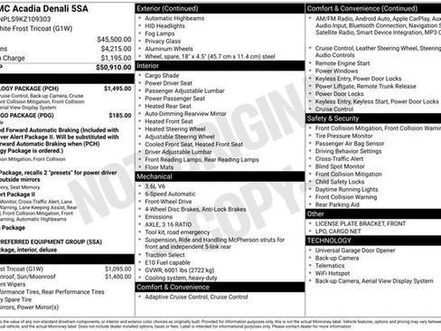 Used 2019 GMC Acadia Denali w/ Technology Package image 3