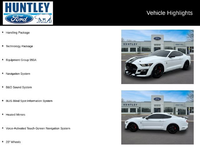 Certified 2021 Ford Mustang Shelby GT500 w/ Technology Package RWD image 2