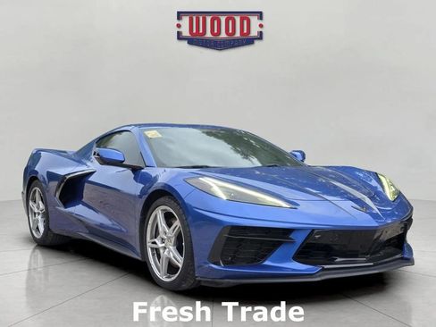 Used 2021 Chevrolet Corvette Stingray Preferred Cpe w/ Z51 Performance Package RWD image 1