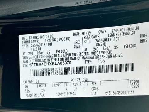 Used 2019 Ford Ranger Lariat w/ Technology Package RWD image 33