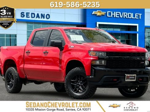 Used 2021 Chevrolet Silverado 1500 Custom Trail Boss AWD/4WD image 1