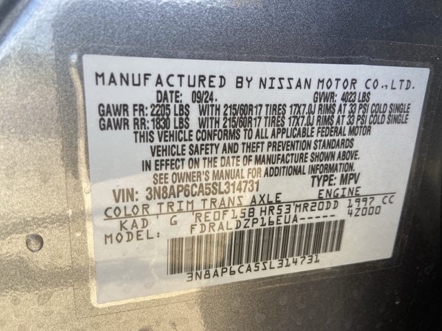 Used 2025 Nissan Kicks SV FWD image 33
