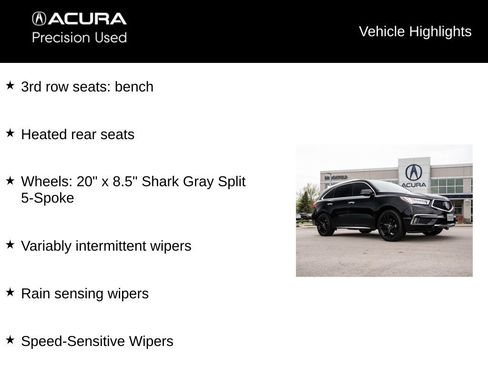 Certified 2019 Acura MDX SH-AWD w/ Advance Package image 25