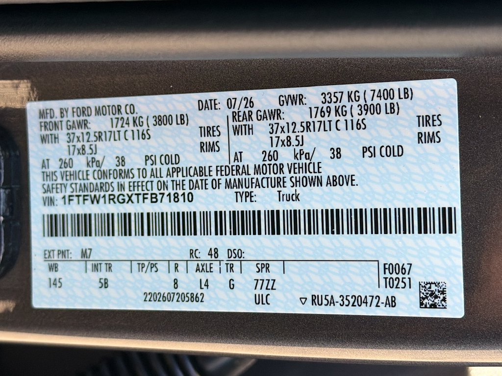 New 2026 Ford F150 Raptor AWD/4WD image 36