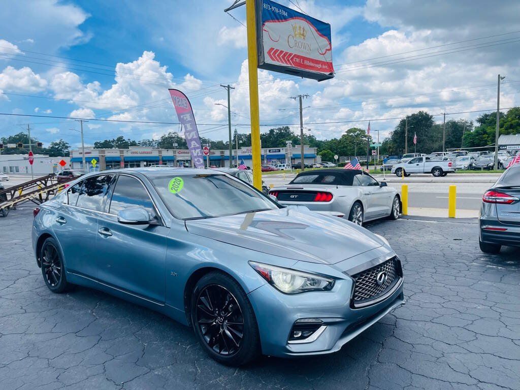 Used 2020 INFINITI Q50 Luxe RWD image 2