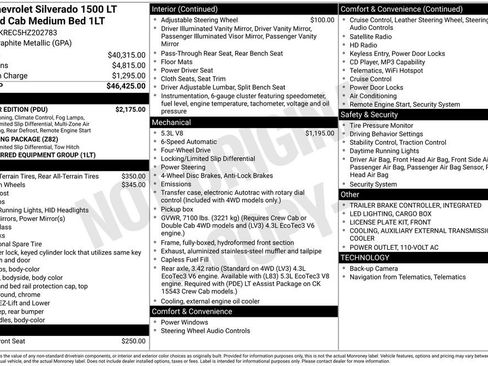 Used 2017 Chevrolet Silverado 1500 LT w/ All Star Edition AWD/4WD image 3