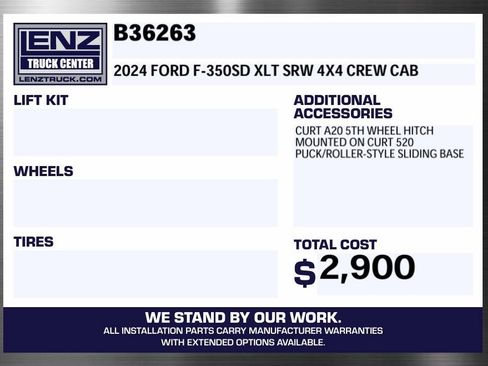 Used 2024 Ford F350 XLT w/ XLT Premium Package AWD/4WD image 2