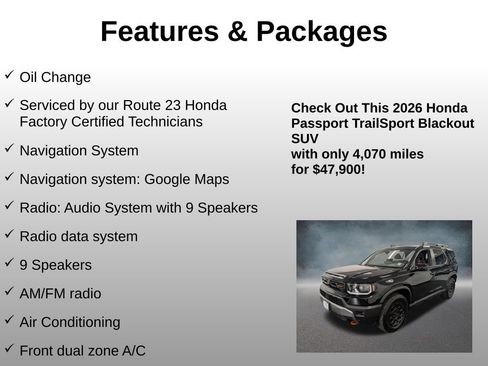 Certified 2026 Honda Passport TrailSport image 4